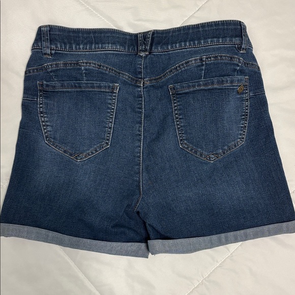 Democracy Women's Indigo Jean Shorts - Picture 4 of 8